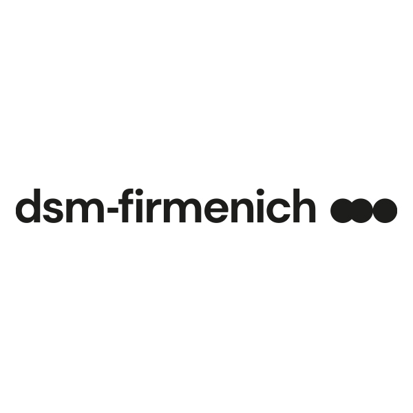 Логотип компании dsm-firmenich – производитель премиксов и витаминов